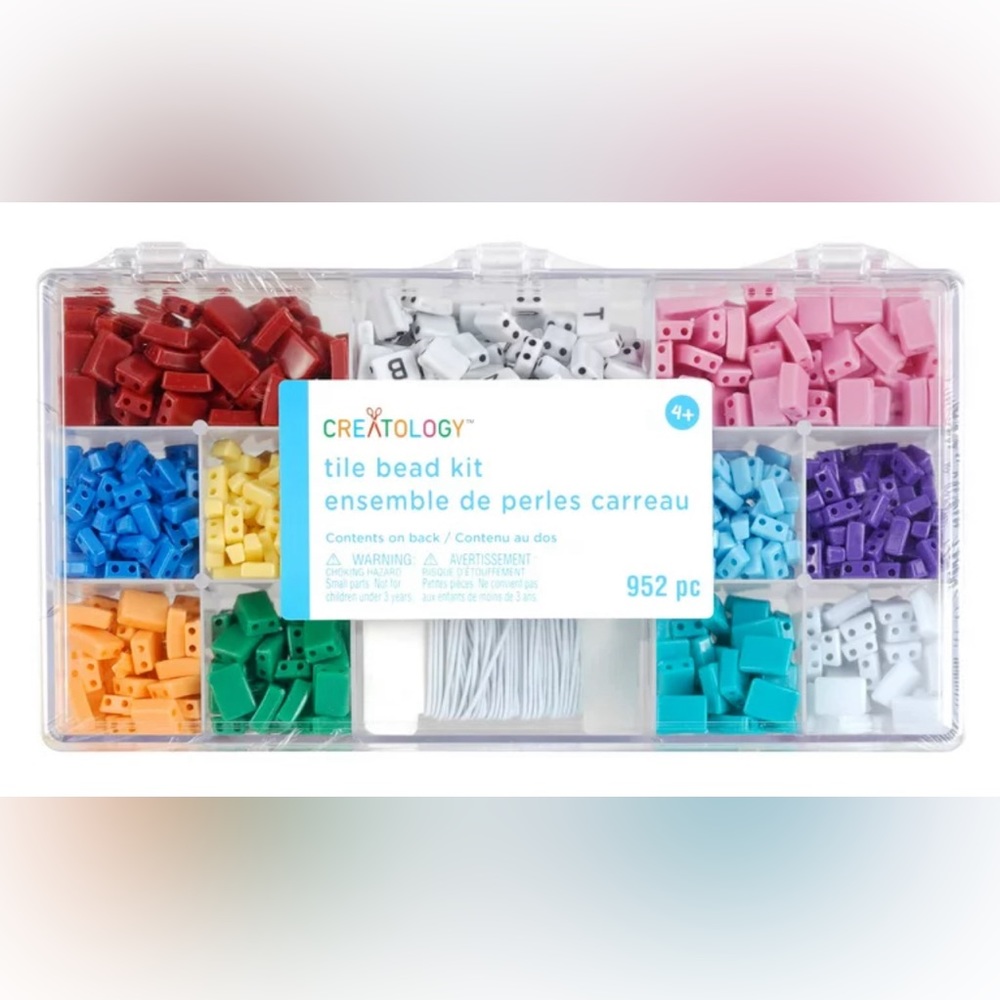 New Creatology Summer Tile Bead Kit Crafting Necklace & Bracelet Kit DIY ABC’s